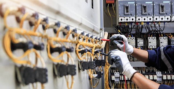 Professional Electrician technician working in Milford, IN